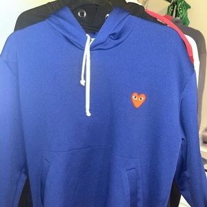 Comme Des Garçon Play Pullover Hoodie